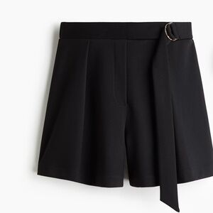 Belted shorts